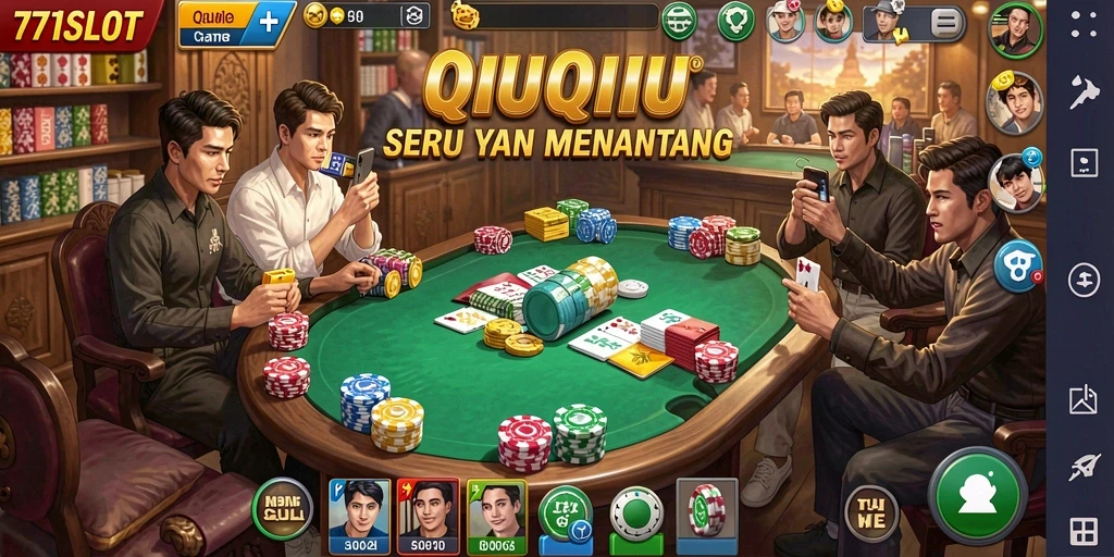 Tampilan gameplay QiuQiu yang seru di 171SLOT.
