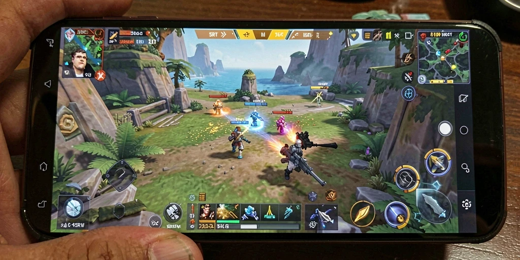 Tampilan gameplay menakjubkan di 55RT dengan fitur SLG yang menarik.