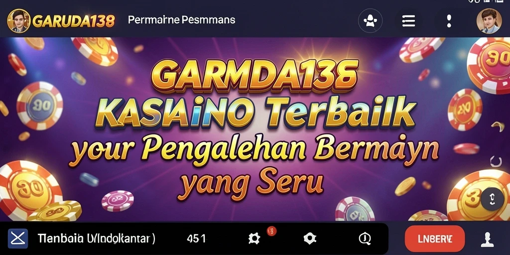 Screenshot utama GARUDA138 menampilkan gameplay Kasino yang mengasyikkan.