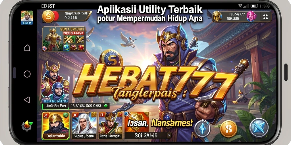 Tampilan saat menggunakan HEBAT777 untuk mengelola tugas sehari-hari.