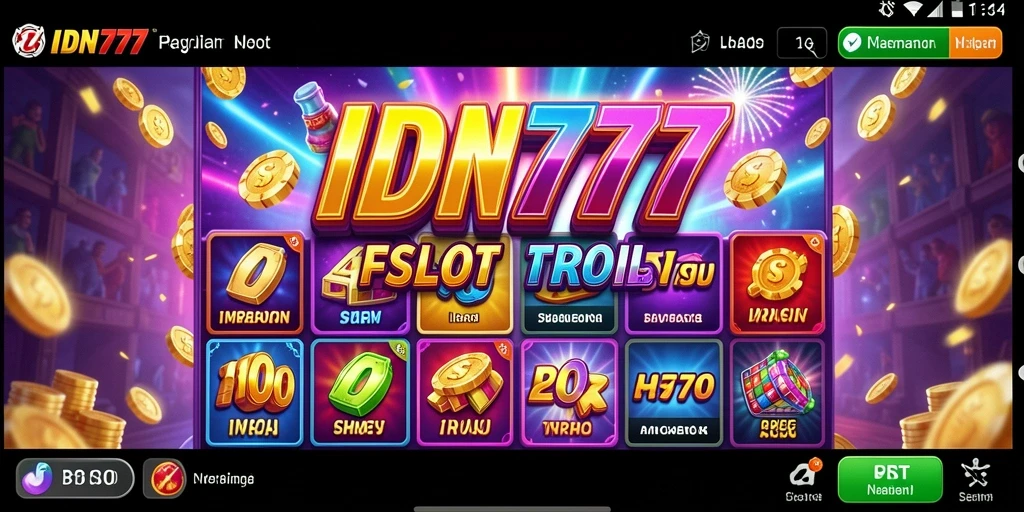 Screenshot menunjukkan gameplay seru IDN777 yang memikat.