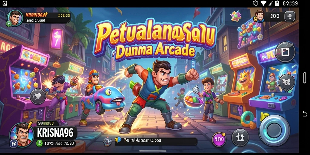 Gameplay seru dan penuh warna di KRISNA96.