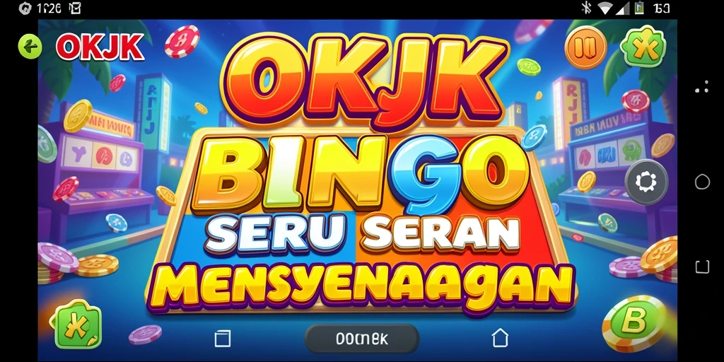 Tampilan menarik dari gameplay Bingo di OKJK.